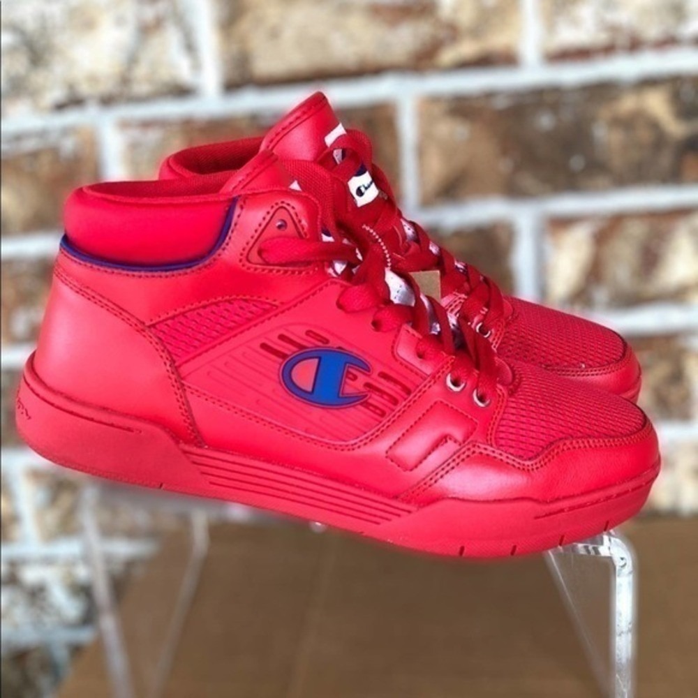 New Champion Men's red shoes size CPS10301M 3 ON 3